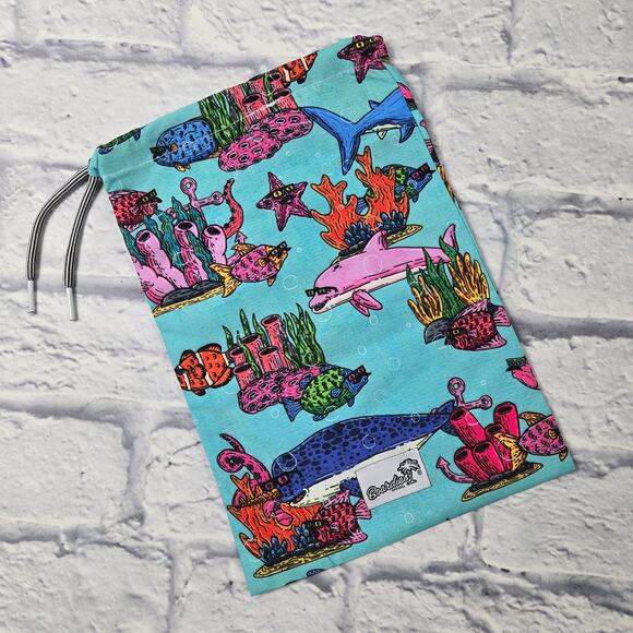 NWT Boardies Men's Mulga Ocean Blue Mid-Length Swim Short Sharks Starfish XXXL - Picture 11 of 14